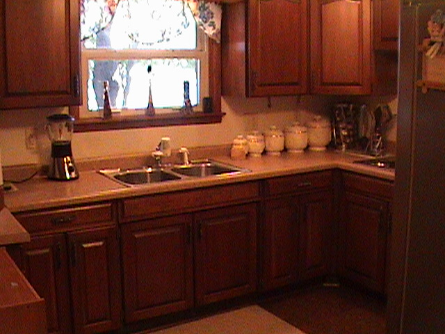 Quality cherry wood cabinets